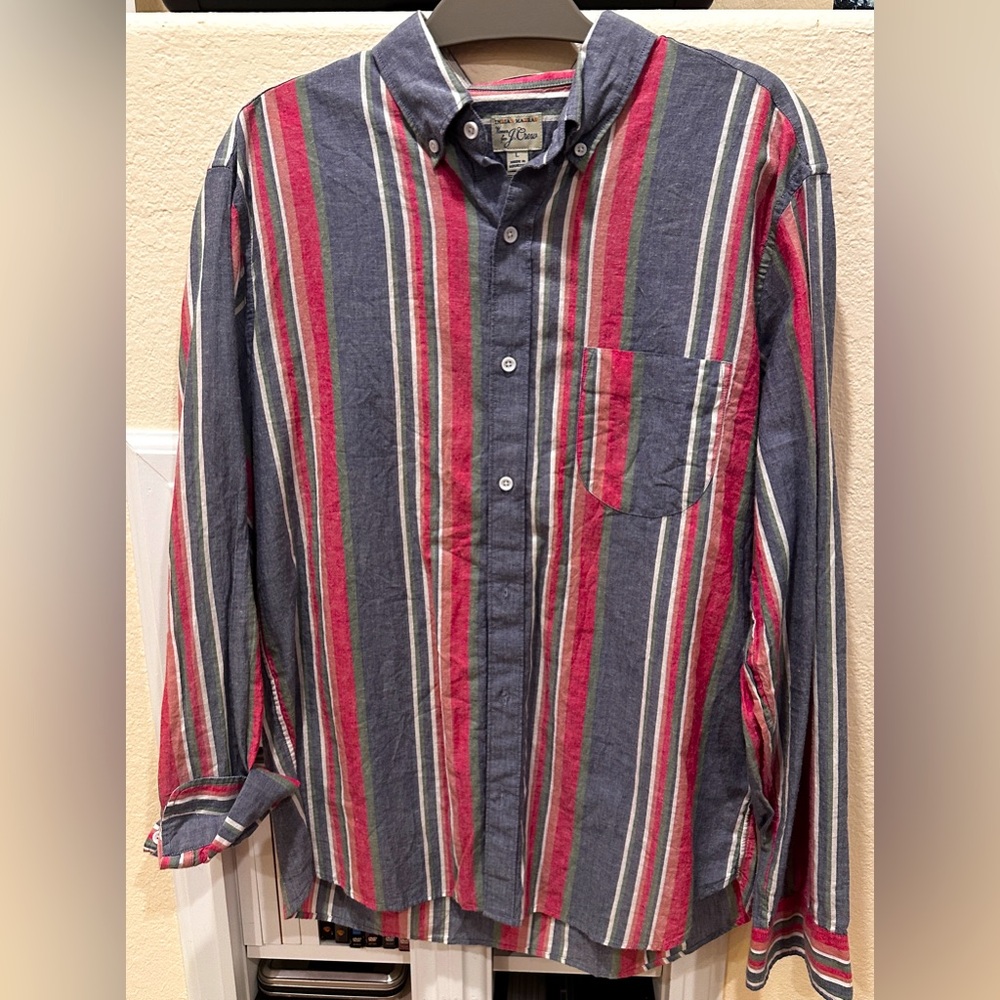J.Crew: Men’s Long Sleeve Button Down Shirt (Size:L)